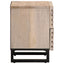 sengeborde 2 stk. 40x34x46 cm massivt bleget mangotræ