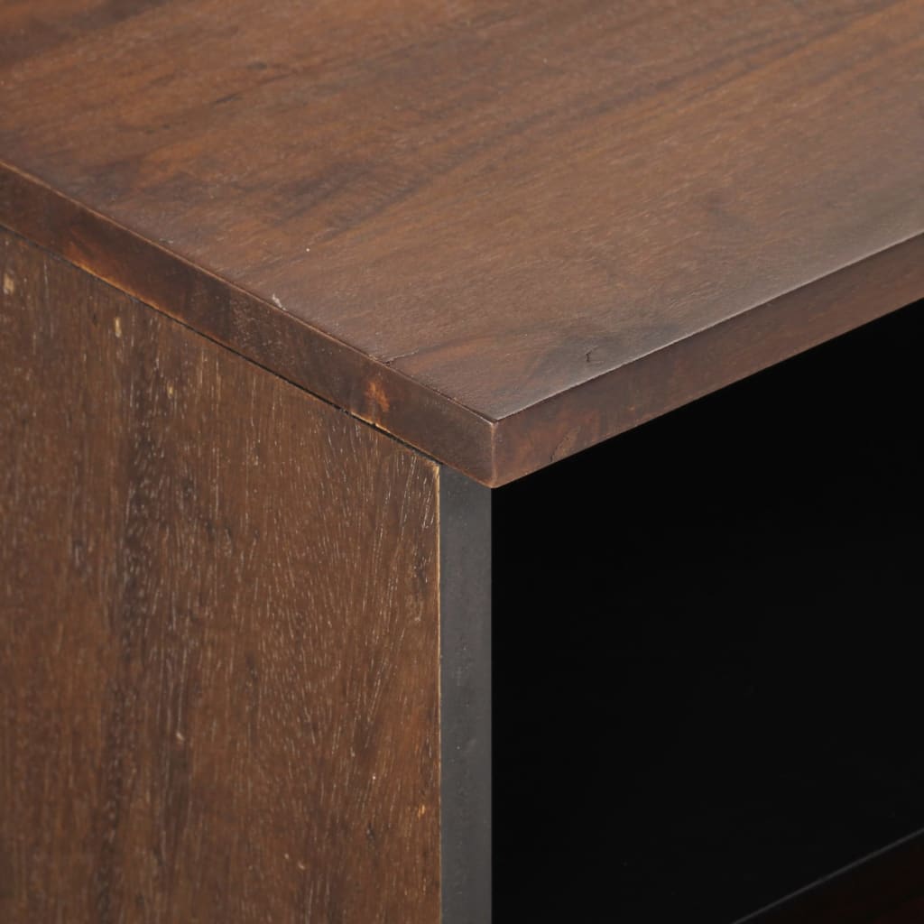 tv-bord 70x34x46 cm massivt mangotræ brun