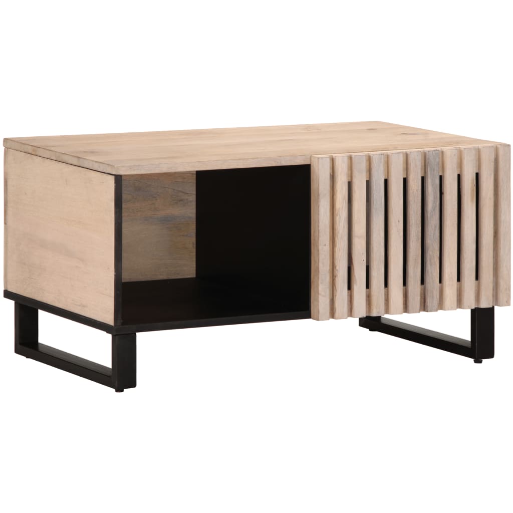sofabord 80x51x40 cm massivt mangotræ