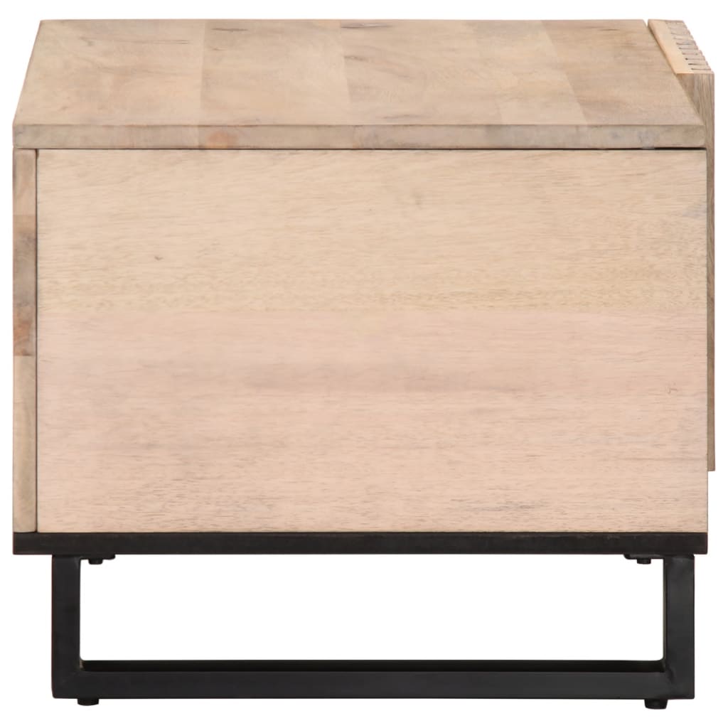 sofabord 80x51x40 cm massivt mangotræ