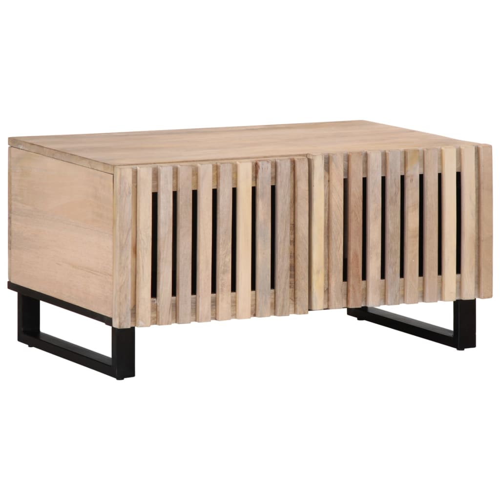 sofabord 80x51x40 cm massivt mangotræ
