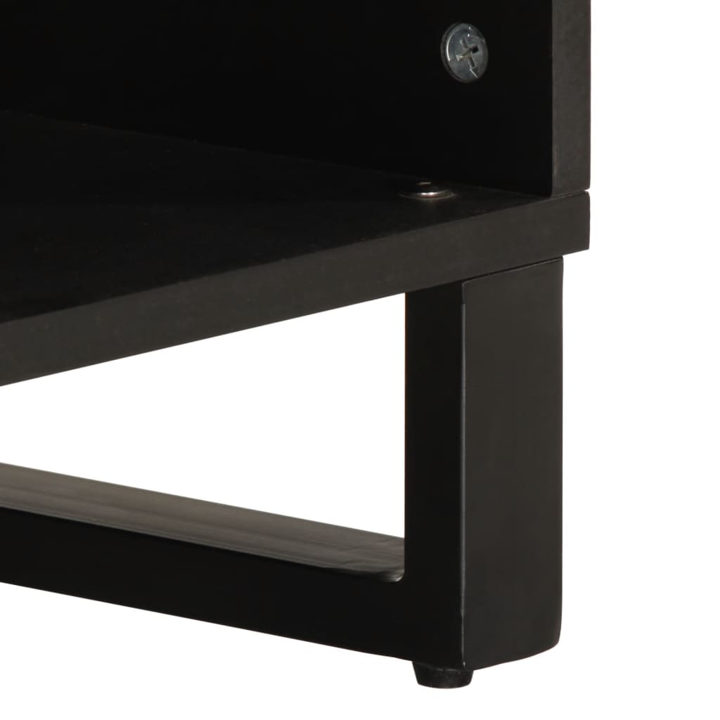 tv-bord 100x34x46 cm massivt akacietræ