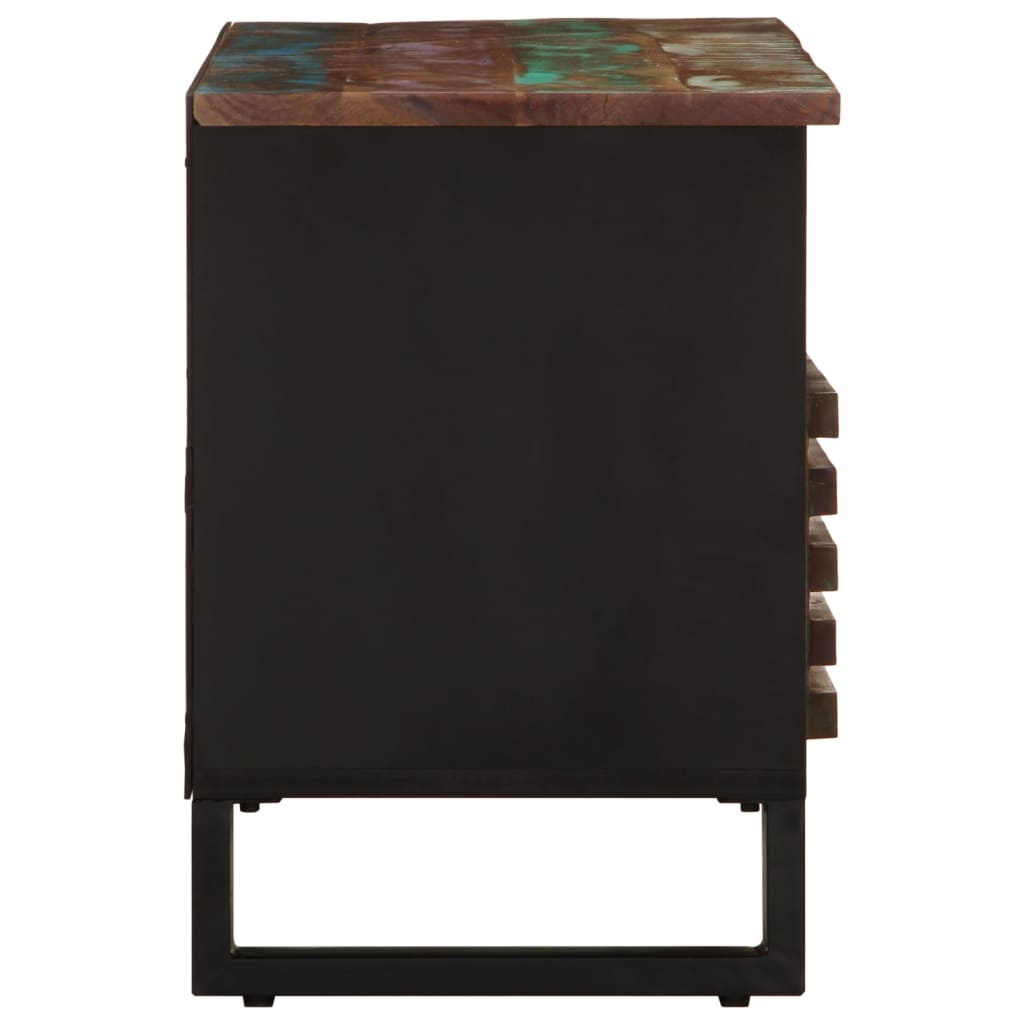 tv-bord 100x34x46 cm massivt akacietræ