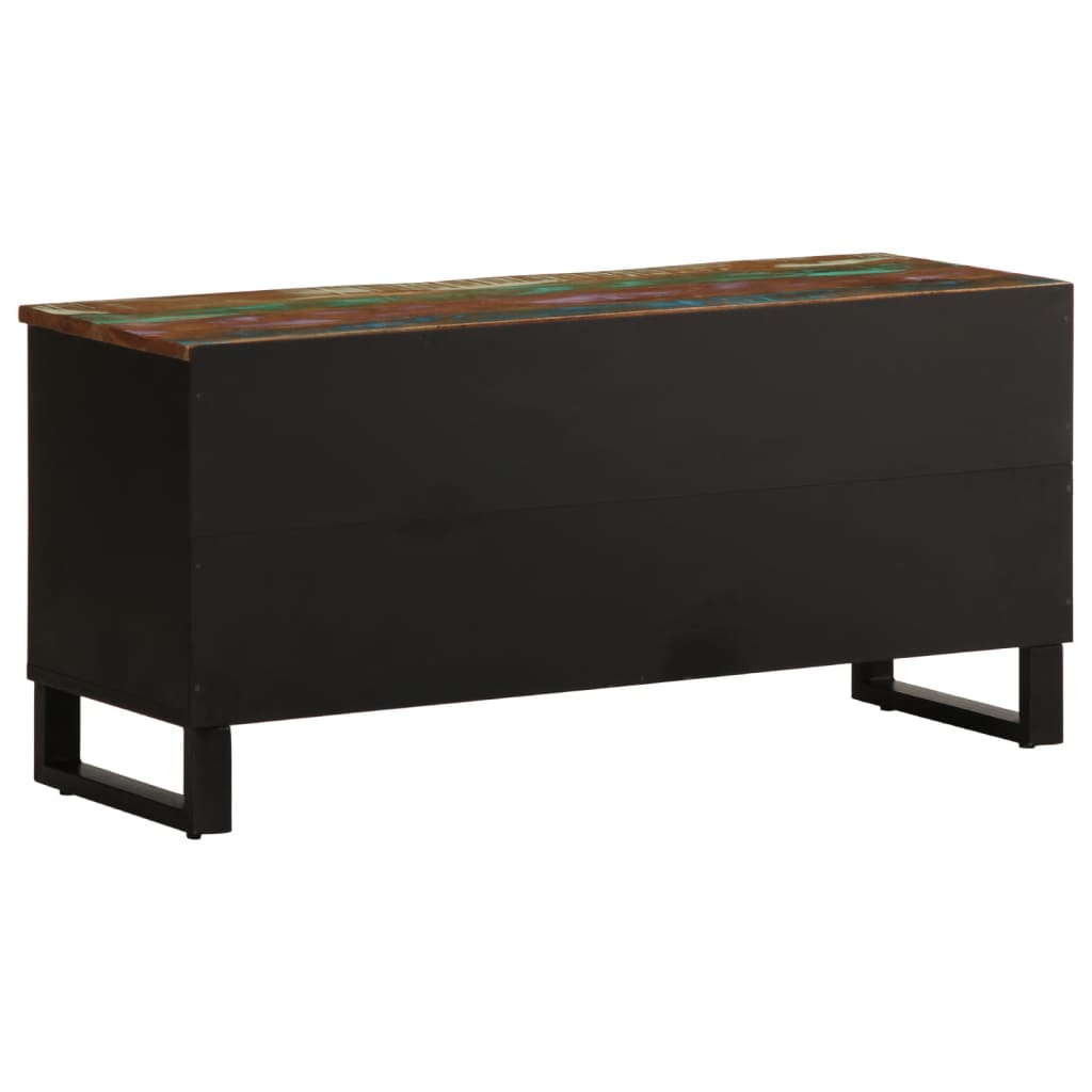 tv-bord 100x34x46 cm massivt akacietræ