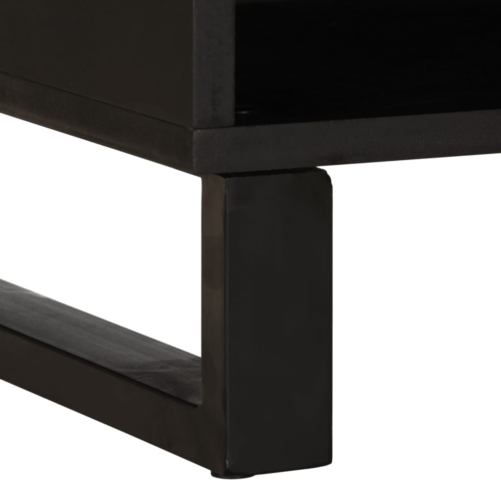tv-bord 100x34x46 cm massivt akacietræ
