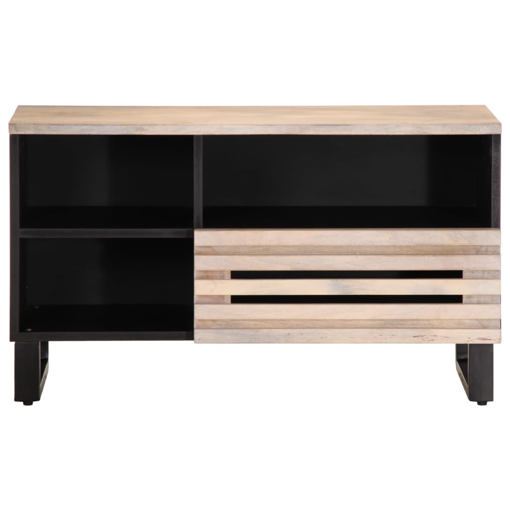 tv-bord 80x34x46 cm massivt mangotræ
