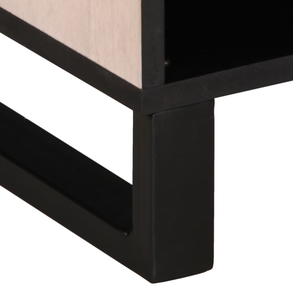 tv-bord 80x34x46 cm massivt mangotræ