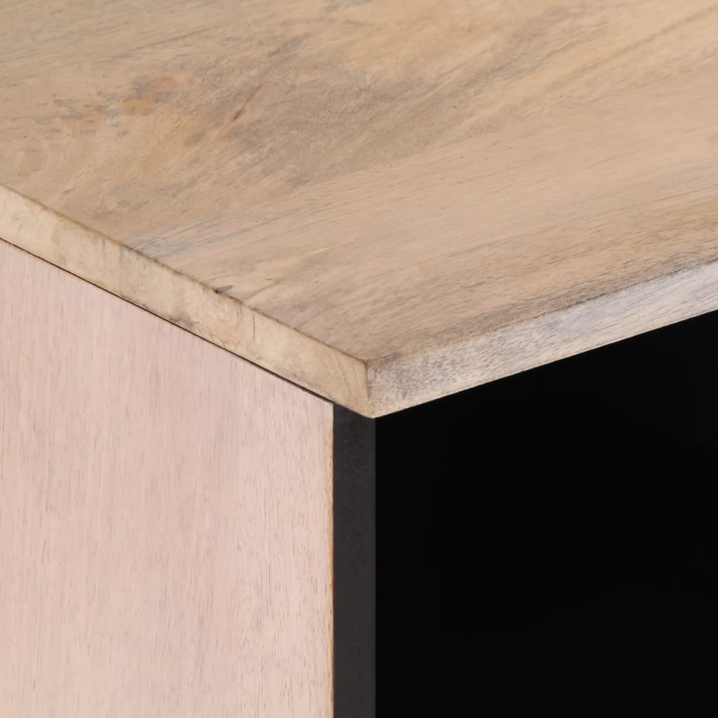 tv-bord 80x34x46 cm massivt mangotræ