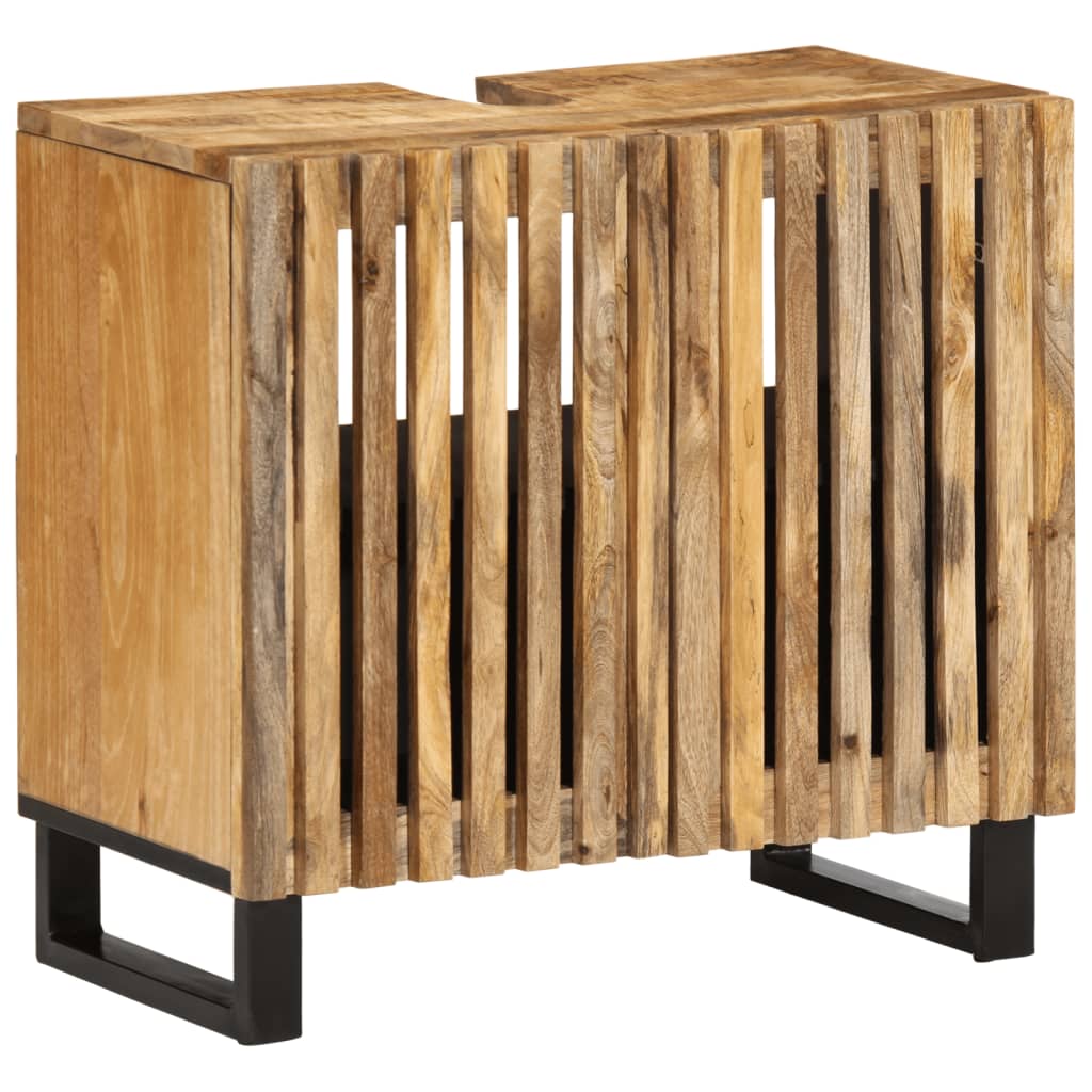 underskab til vask 62x34x58 cm massivt ru mangotræ