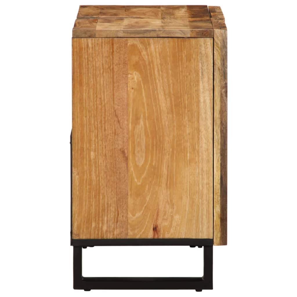 underskab til vask 62x34x58 cm massivt ru mangotræ