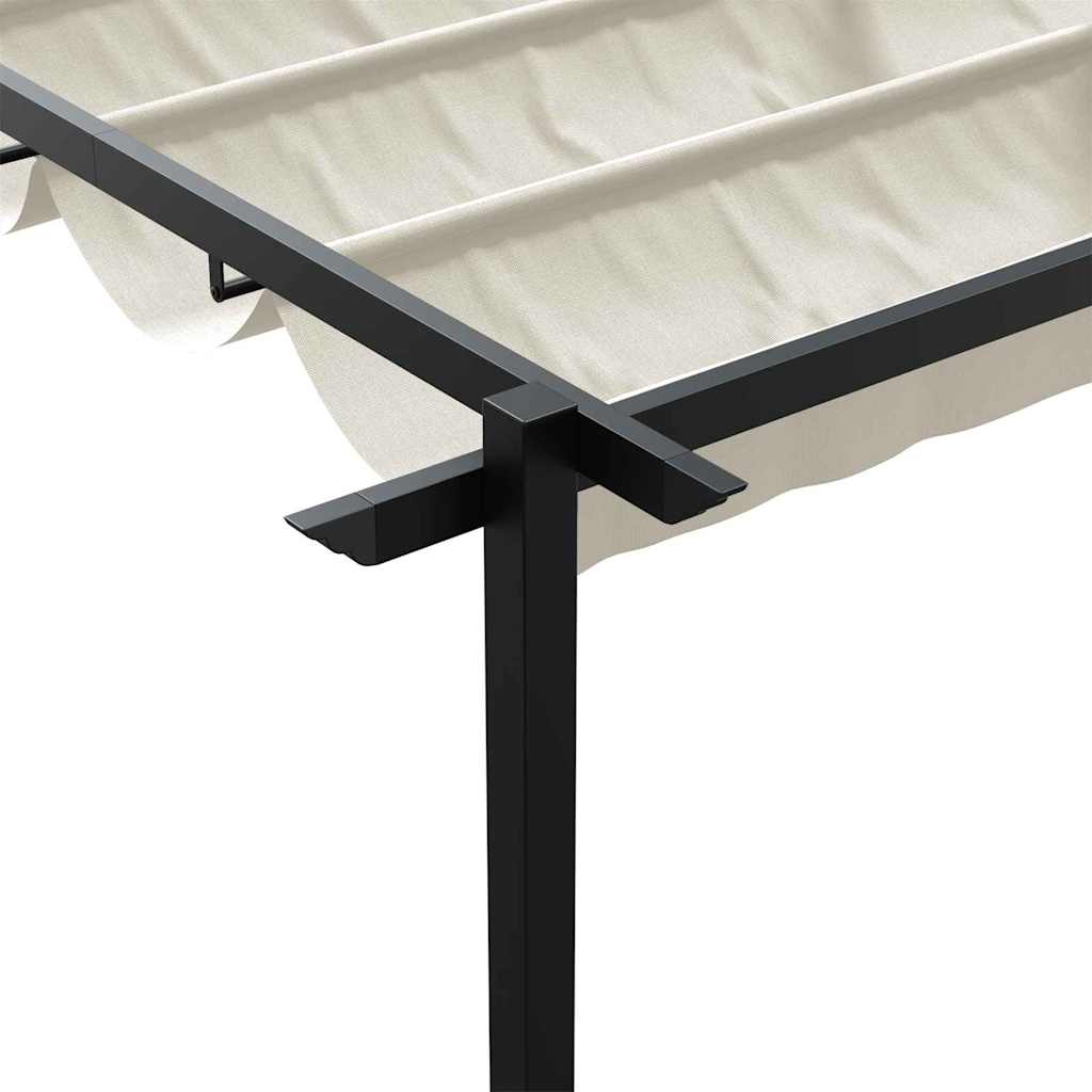 Pavillon 300 x 300 x 200 cm Cremefarvet Polyester