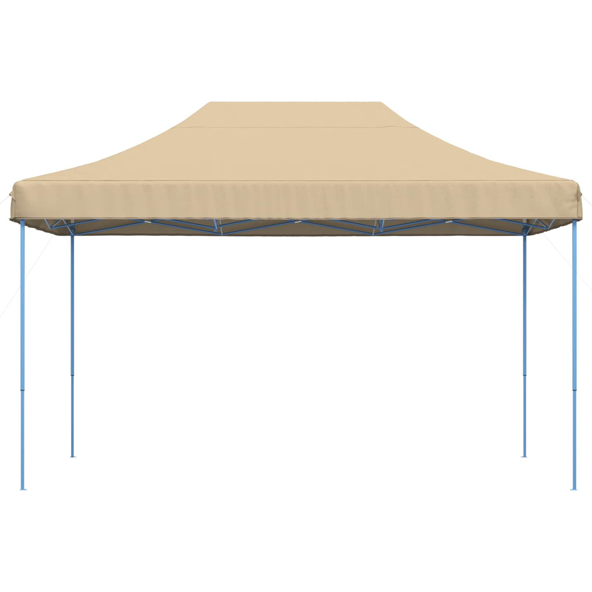 foldbart pop up-festtelt 440x292x315 cm beige