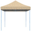 foldbart pop up-festtelt 440x292x315 cm beige
