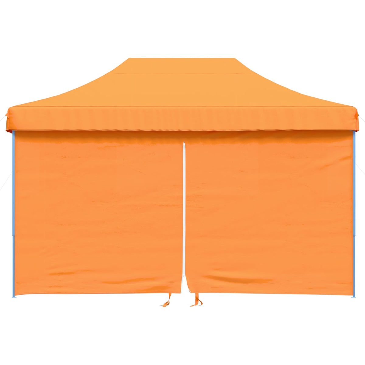 foldbart pop-up festtelt med 4 sidevægge orange