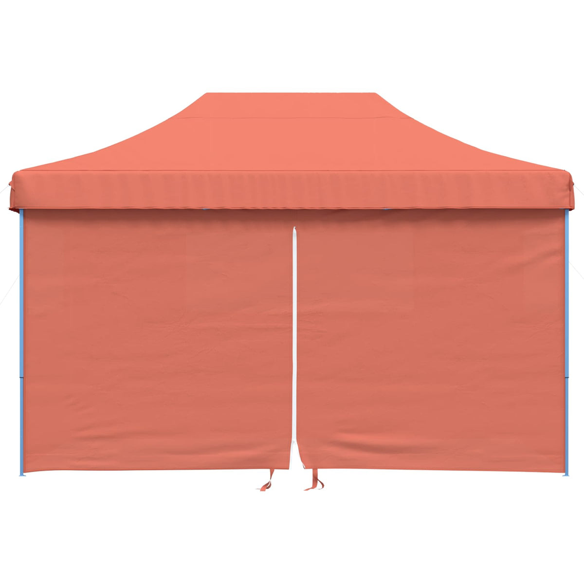 foldbart pop-up festtelt med 4 sidevægge terracotta