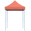 pop op-festtelt 200x200x306 cm foldbart terracottafarvet