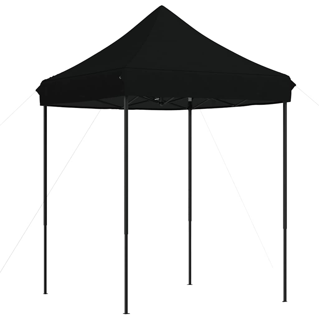pop op-festtelt 200x200x306 cm foldbart sort