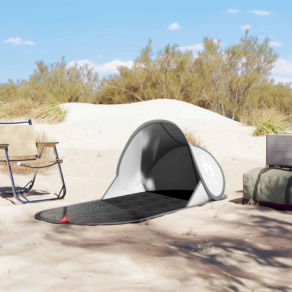 strandtelt pop-up vandtæt grå
