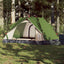 3-personers campingtelt kuppel quick-release grøn