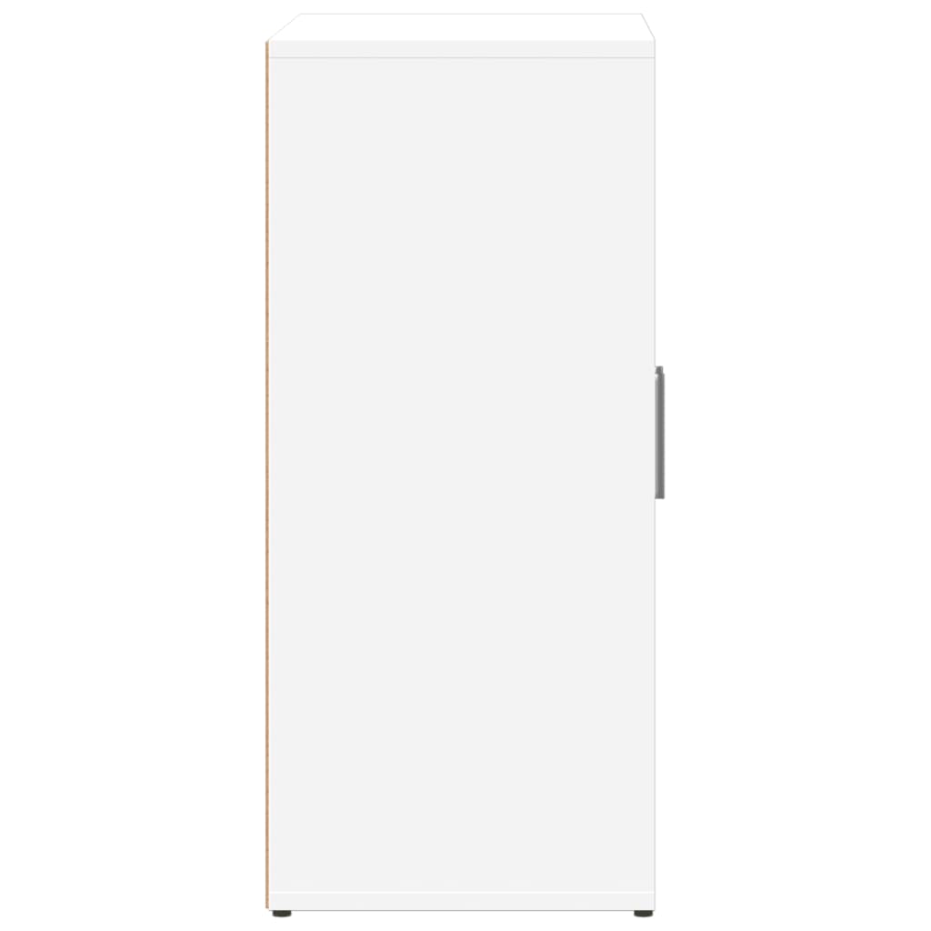 skænk 60x31x70 cm konstrueret træ hvid