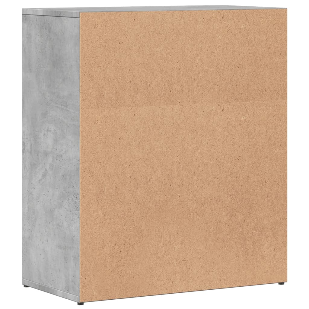 skænk 60x31x70 cm konstrueret træ betongrå