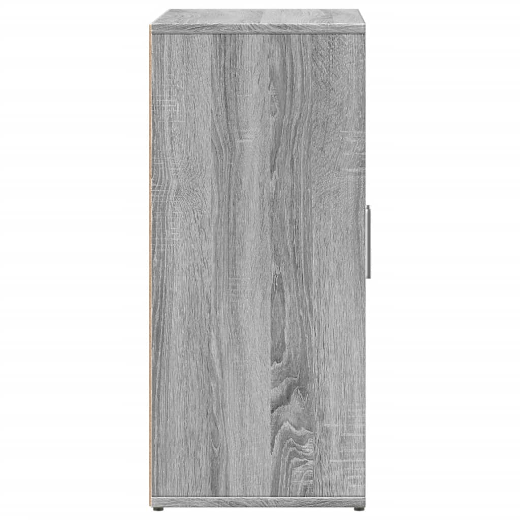 skænk 60x31x70 cm konstrueret træ grå sonoma-eg