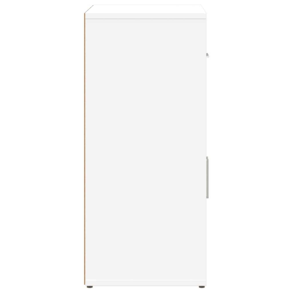 skænk 60x31x70 cm konstrueret træ hvid