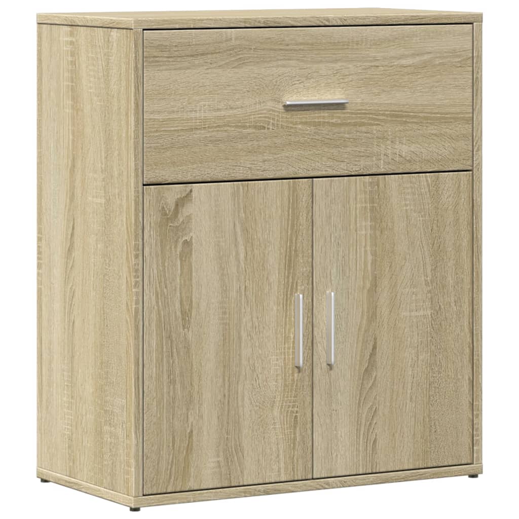 skænk 60x31x70 cm konstrueret træ sonoma-eg