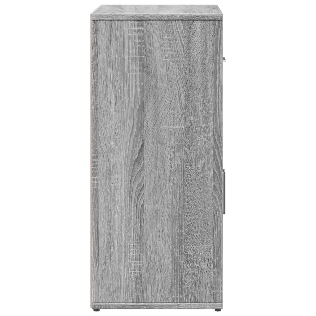 skænk 60x31x70 cm konstrueret træ grå sonoma-eg