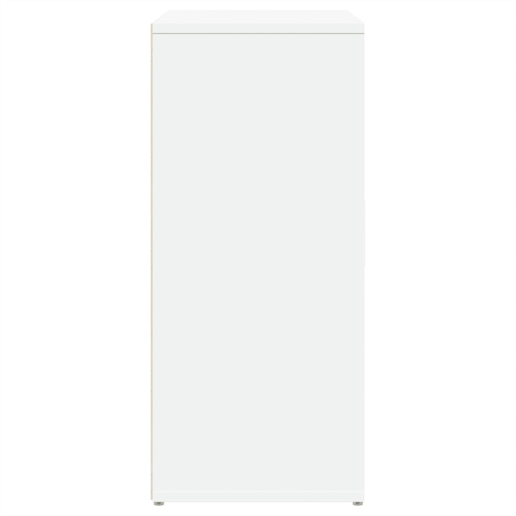 skænk 60x31x70 cm konstrueret træ hvid