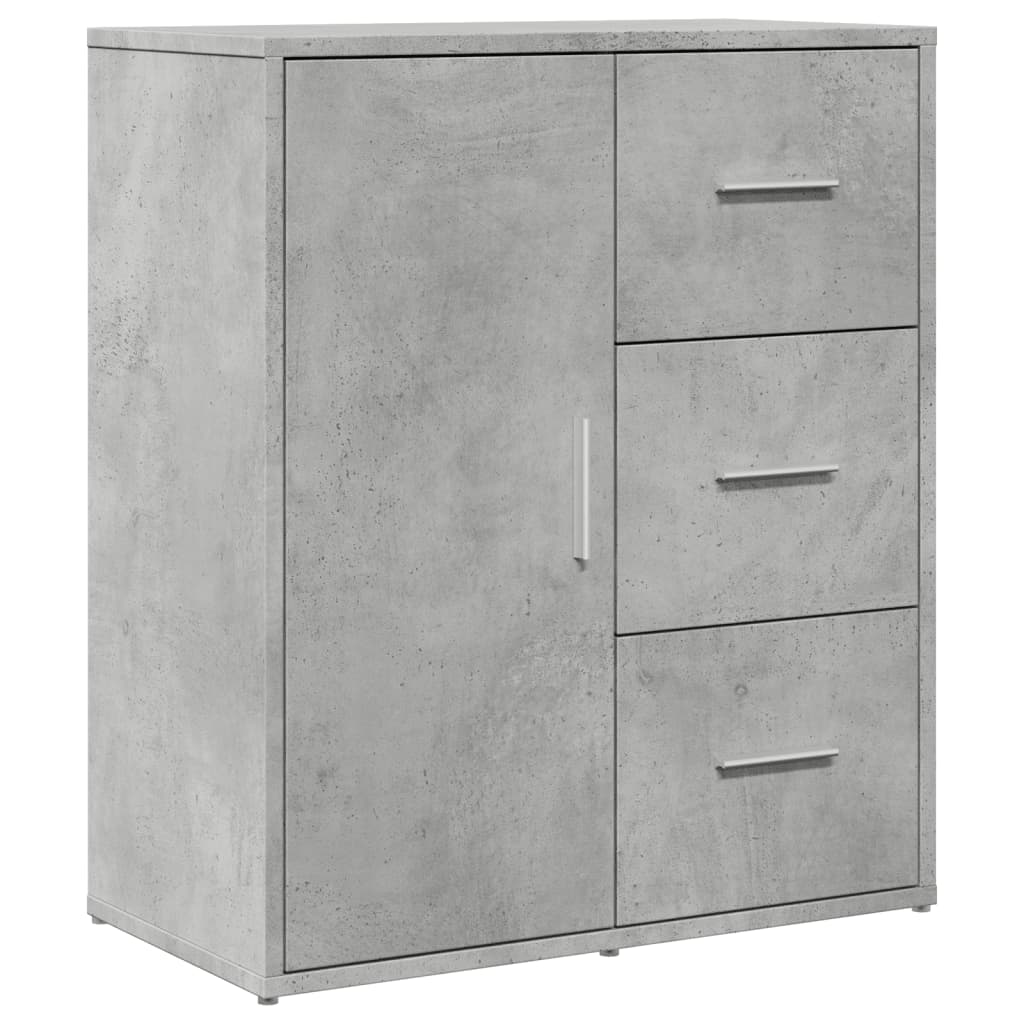 skænk 60x31x70 cm konstrueret træ betongrå