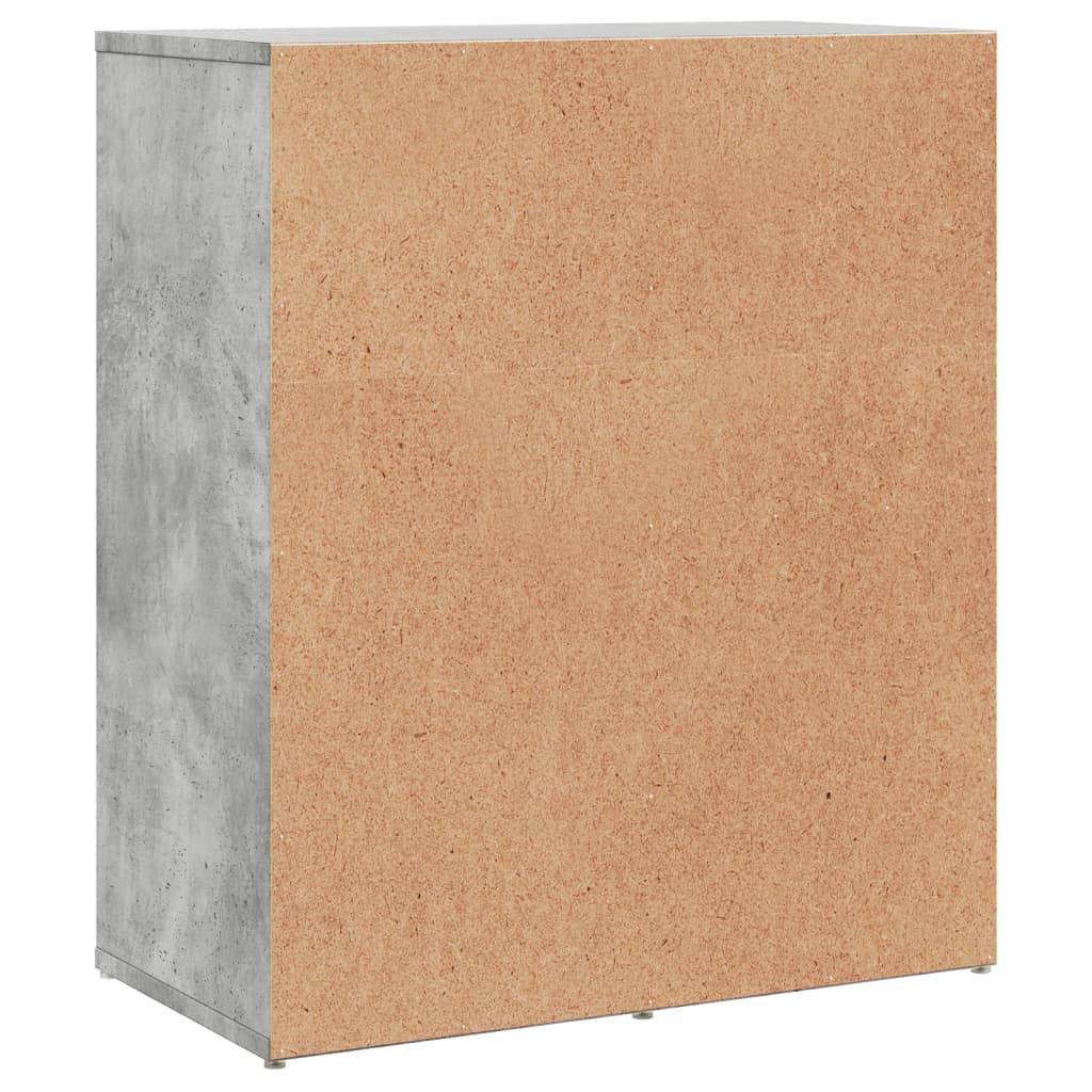 skænk 60x31x70 cm konstrueret træ betongrå