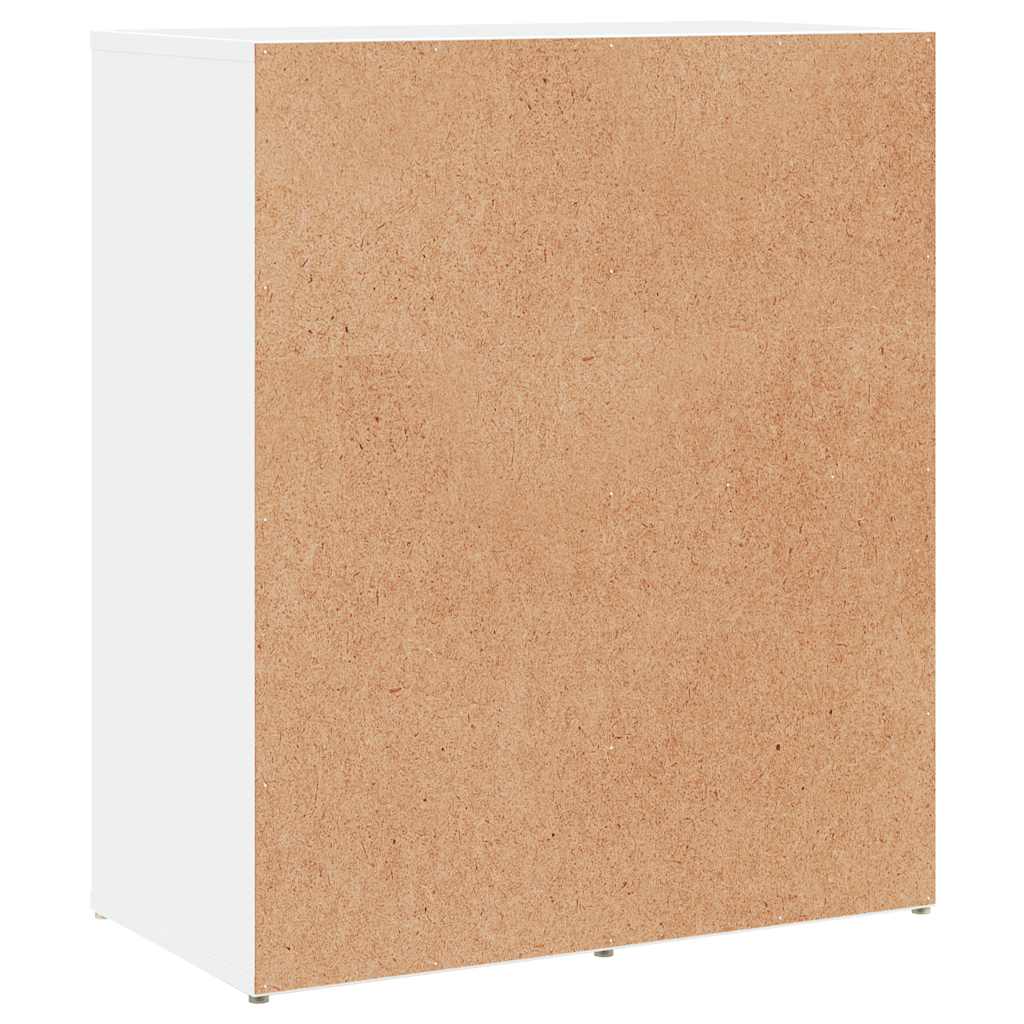 skænk 60x31x70 cm konstrueret træ hvid