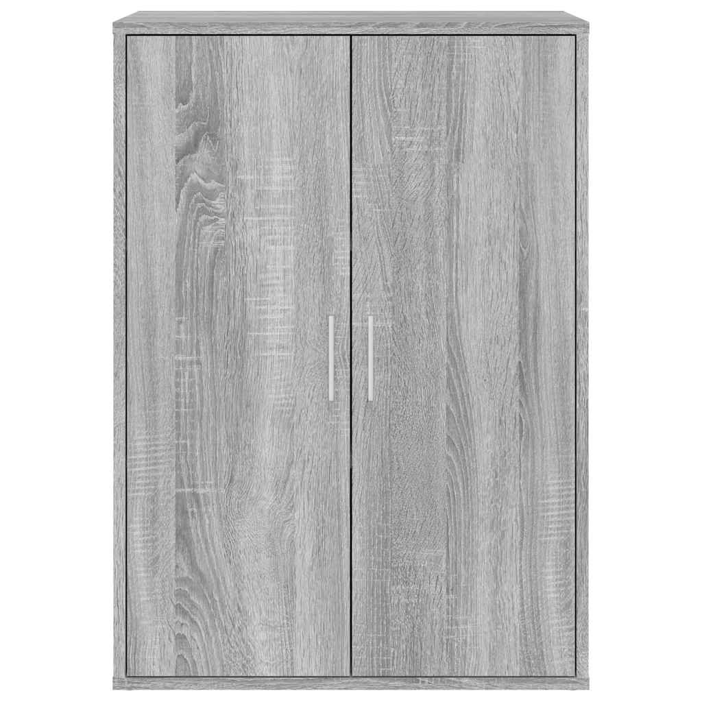 skænk 60x31x84 cm konstrueret træ grå sonoma-eg