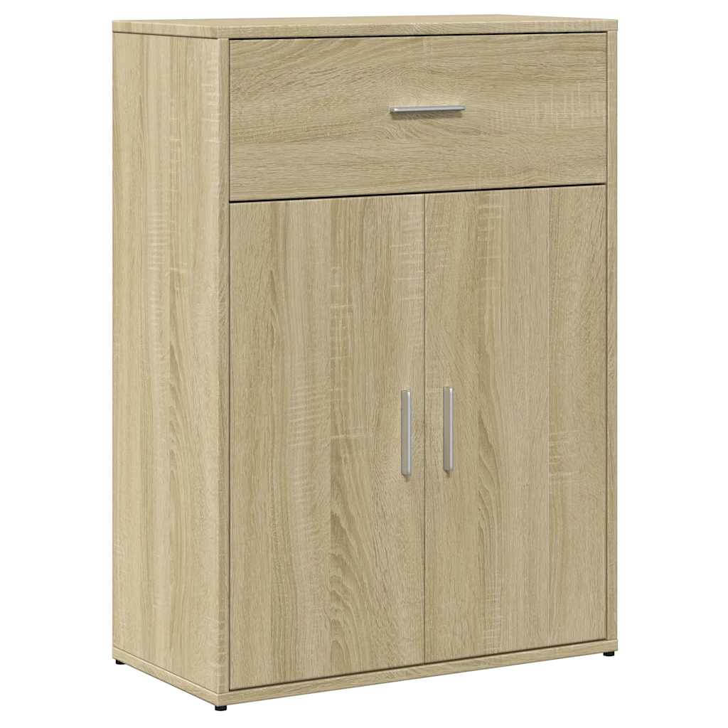 skænk 60x30x84 cm konstrueret træ sonoma-eg