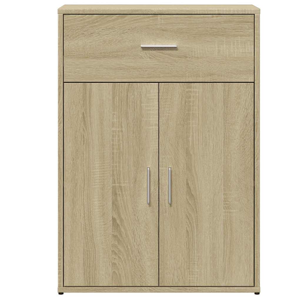 skænk 60x30x84 cm konstrueret træ sonoma-eg