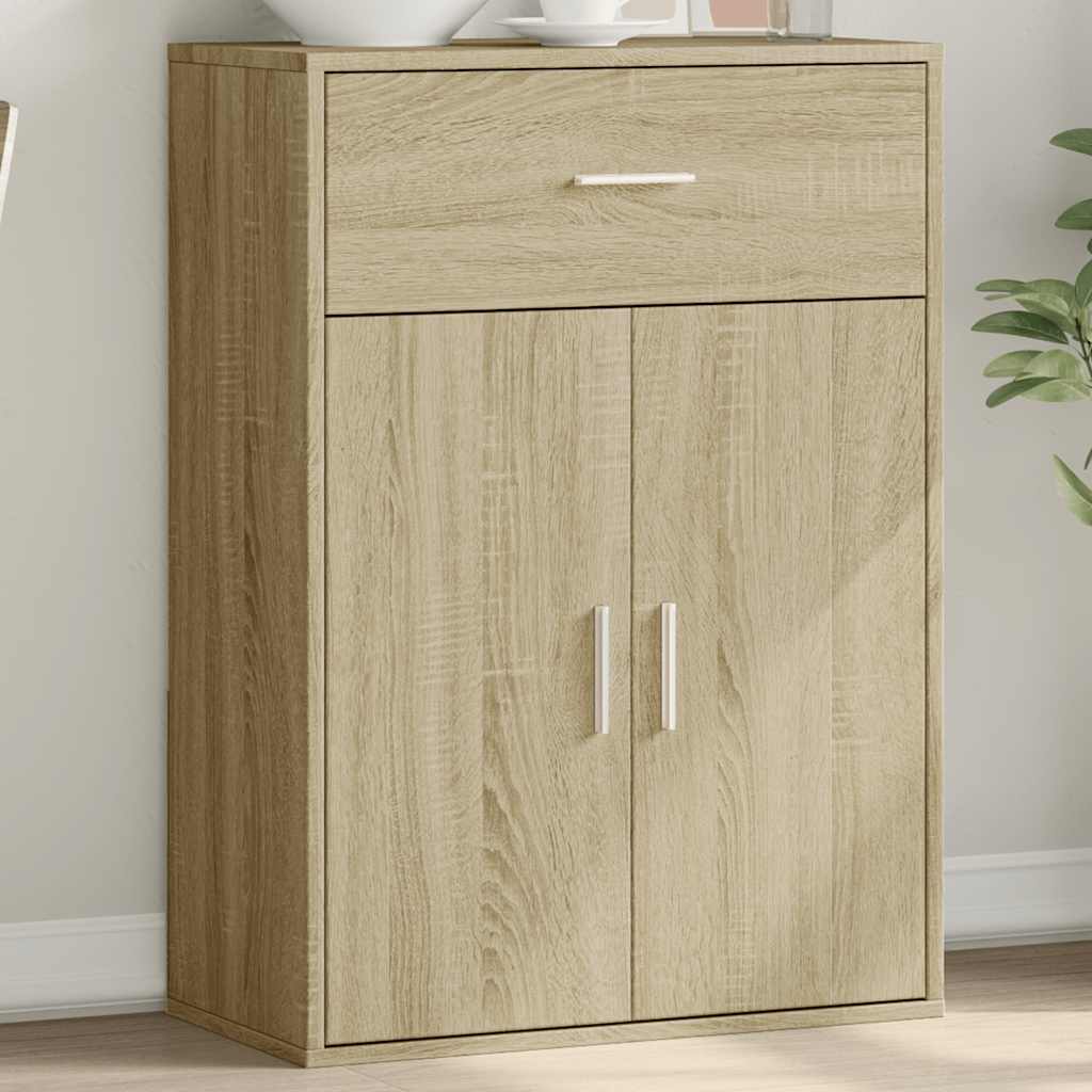 skænk 60x30x84 cm konstrueret træ sonoma-eg