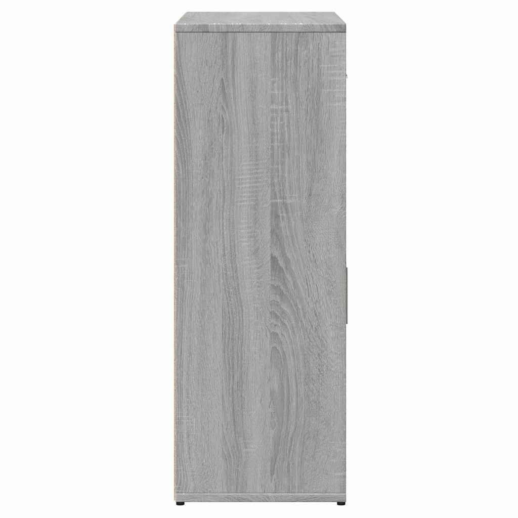 skænk 60x30x84 cm konstrueret træ grå sonoma-eg