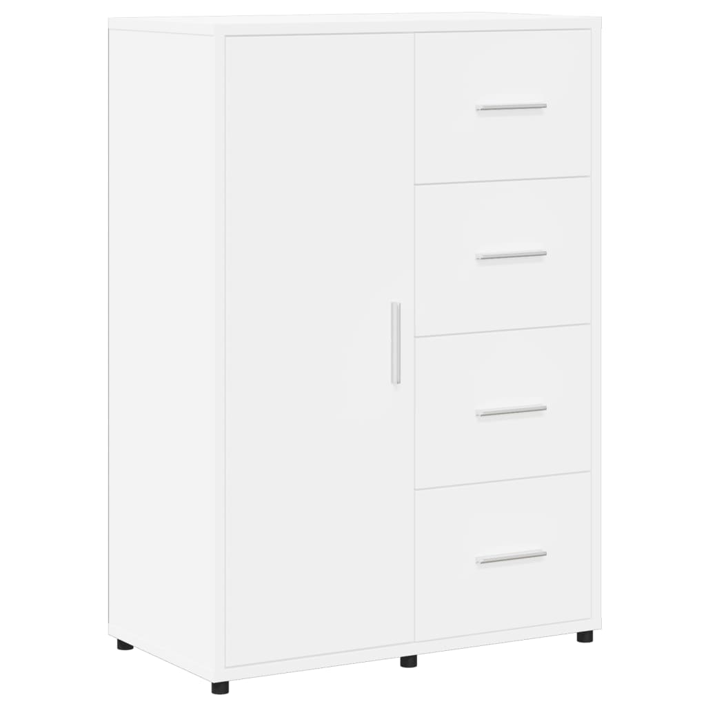 skab 60x31x84 cm konstrueret træ hvid