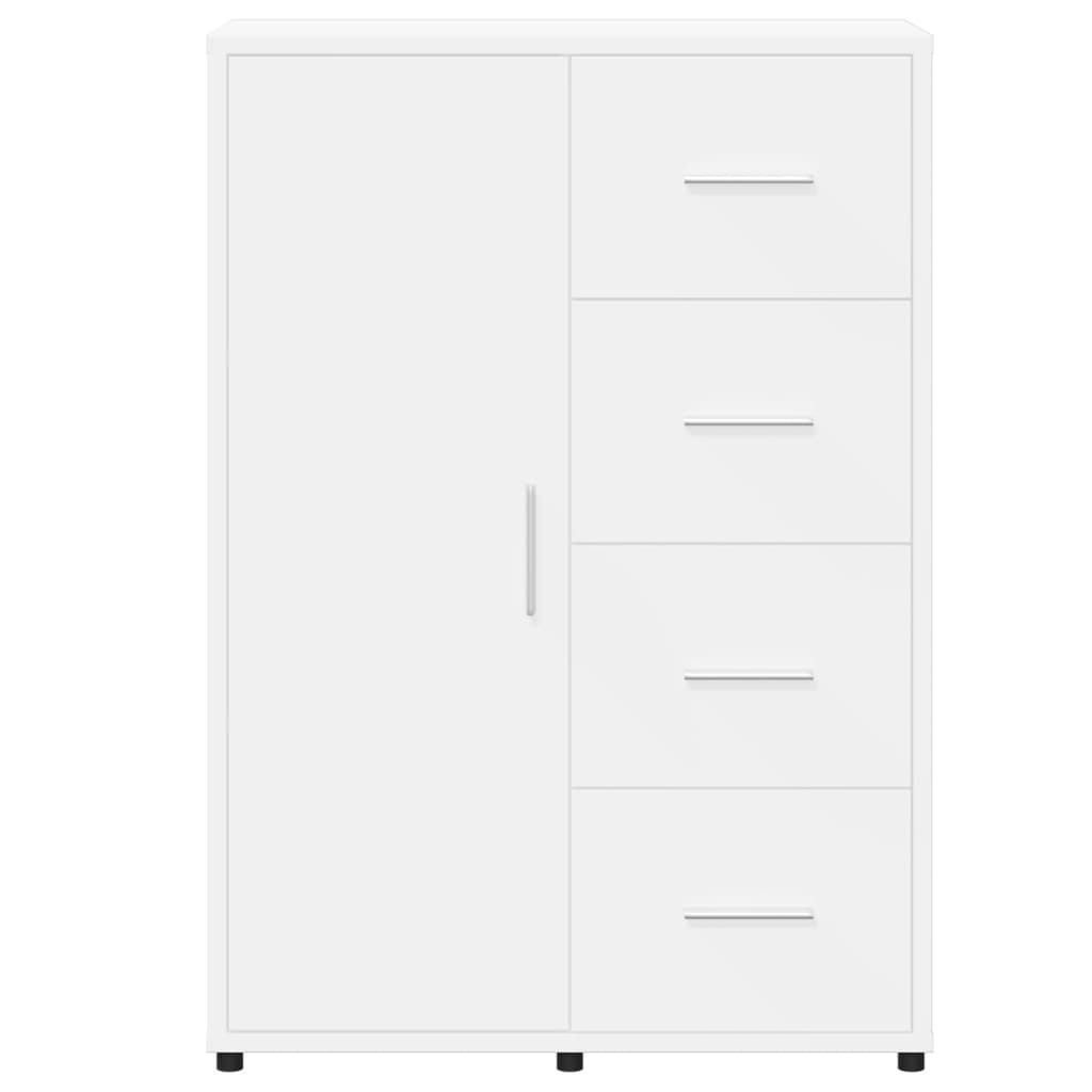 skab 60x31x84 cm konstrueret træ hvid