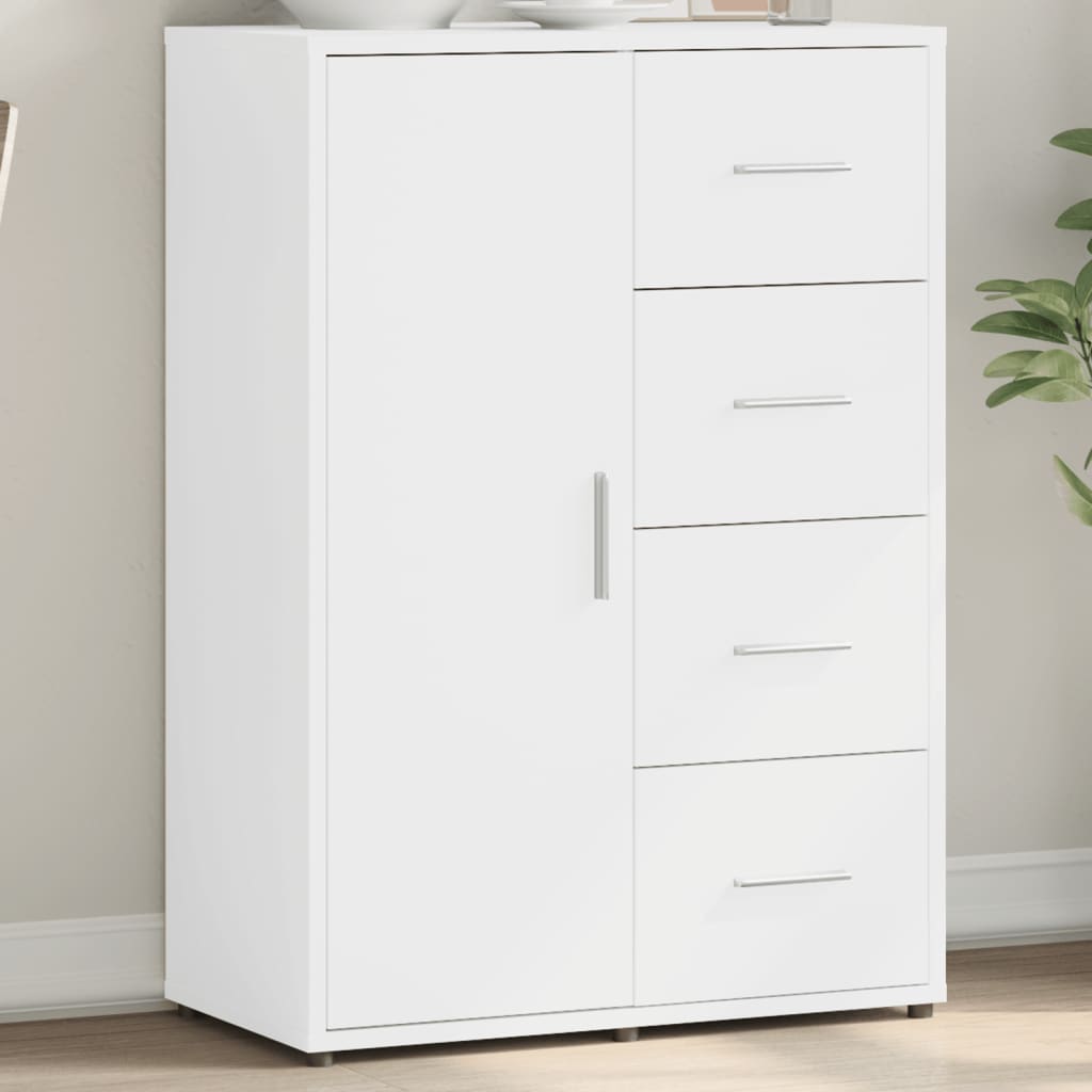 skab 60x31x84 cm konstrueret træ hvid