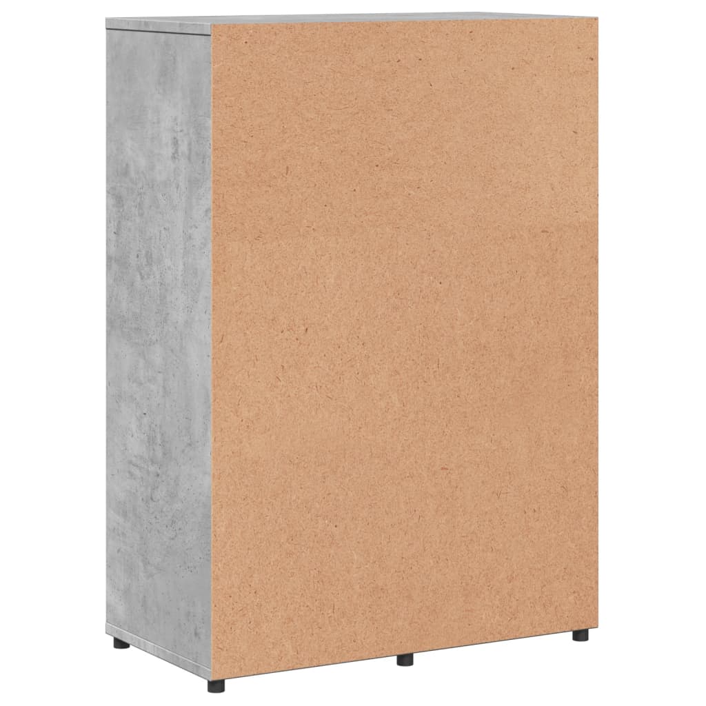 skænk 60x31x84 cm konstrueret træ betongrå