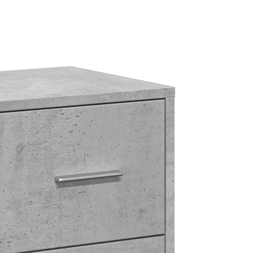 skænk 60x31x84 cm konstrueret træ betongrå