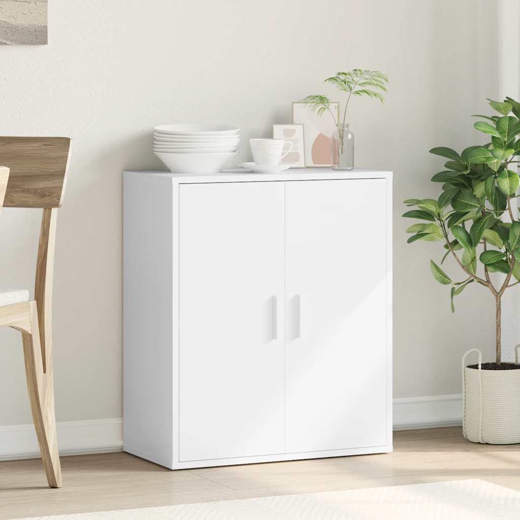 skab 79x38x80 cm konstrueret træ hvid