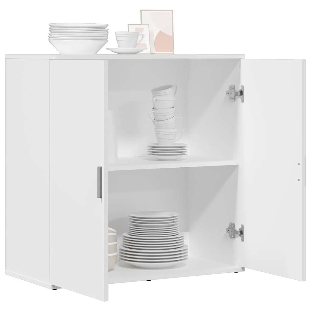 skab 79x38x80 cm konstrueret træ hvid