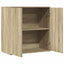 skænk 79x38x80 cm konstrueret træ sonoma-eg