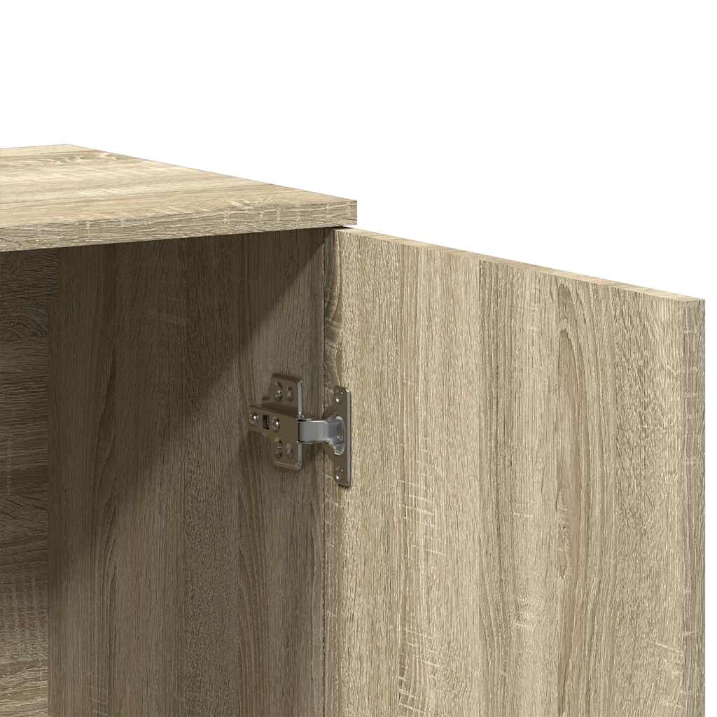 skænk 79x38x80 cm konstrueret træ sonoma-eg