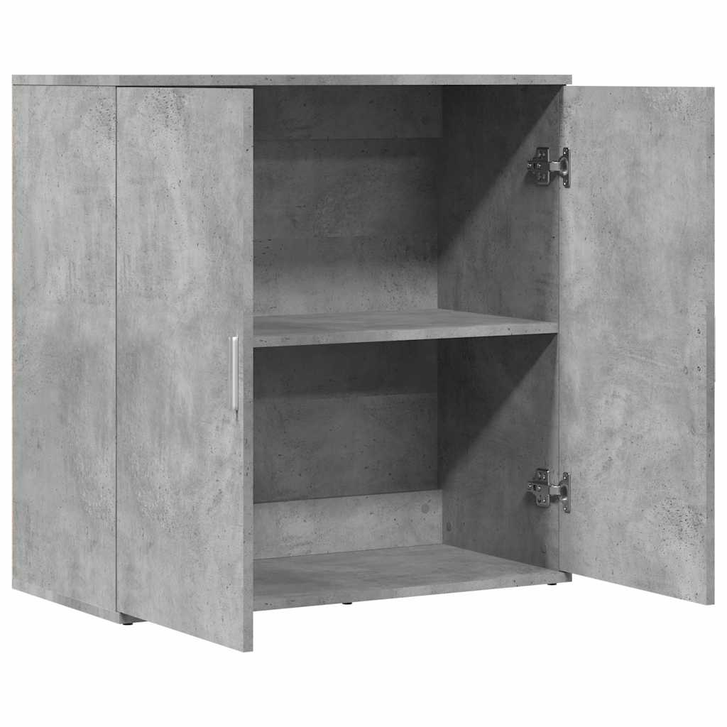 skænk 79x38x80 cm konstrueret træ betongrå