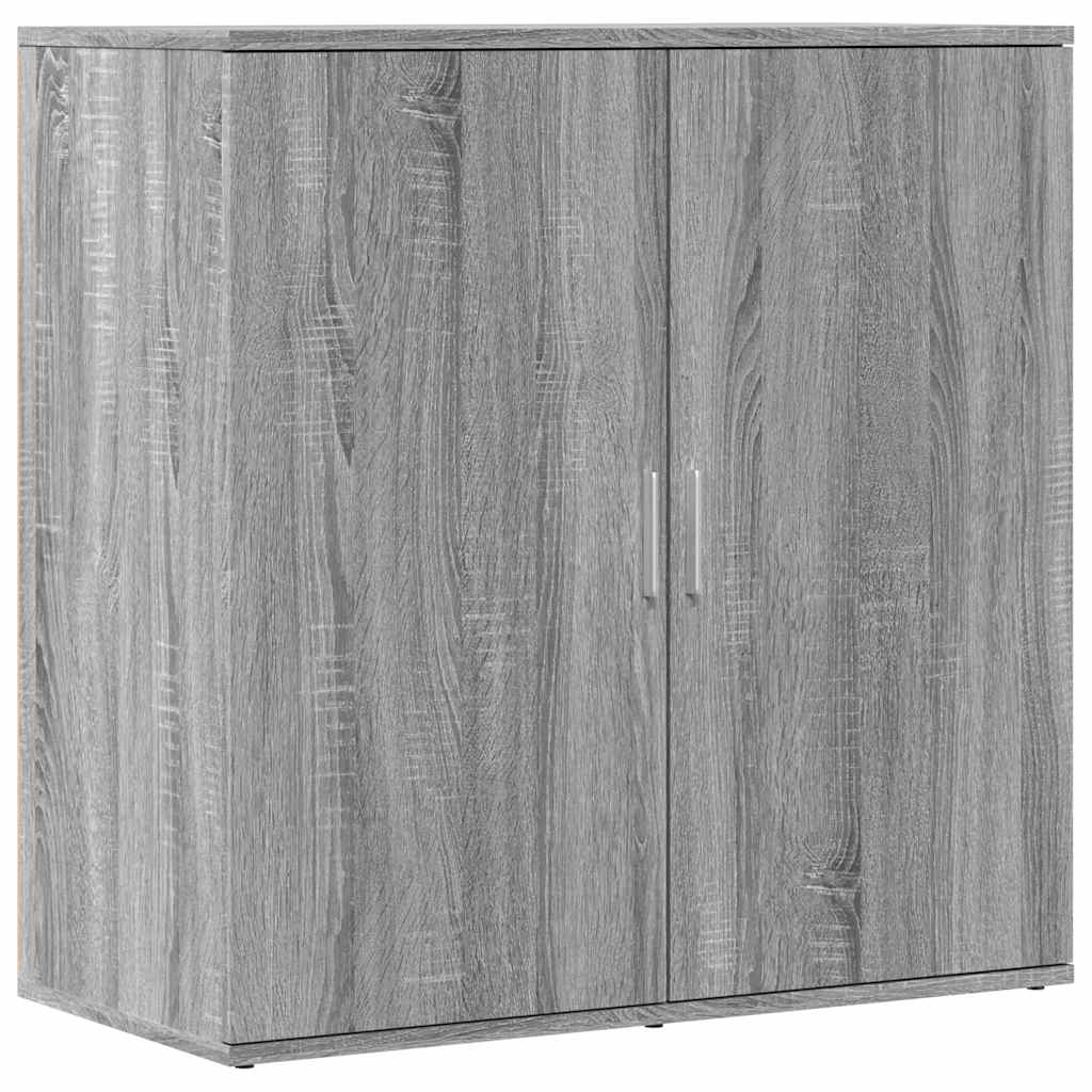 skab 79x38x80 cm konstrueret træ grå sonoma-eg