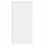skab 79x38x80 cm konstrueret træ hvid